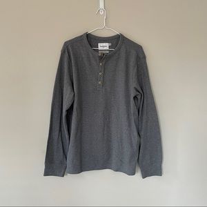 NWOT Goodfellow Gray Waffle Tee